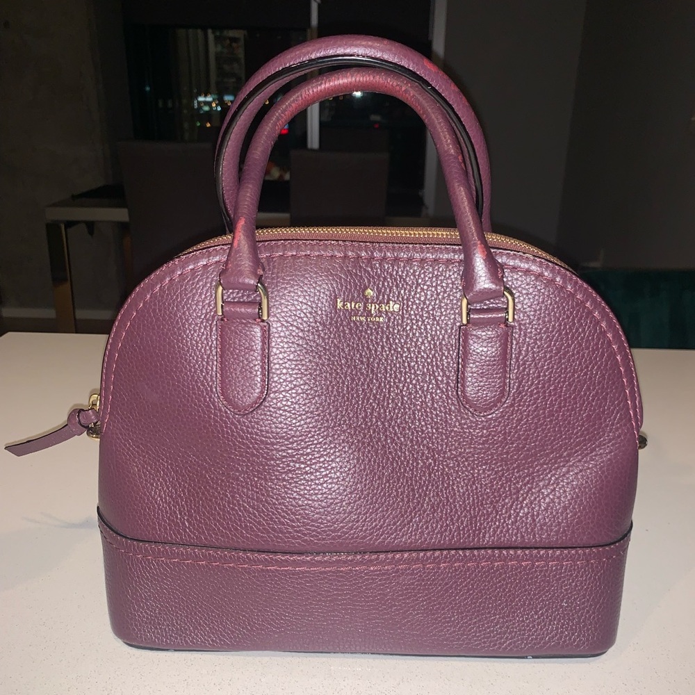 Kate Spade maroon fall bag